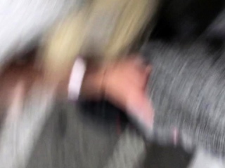 Natural busty blonde blowjob and banging POV